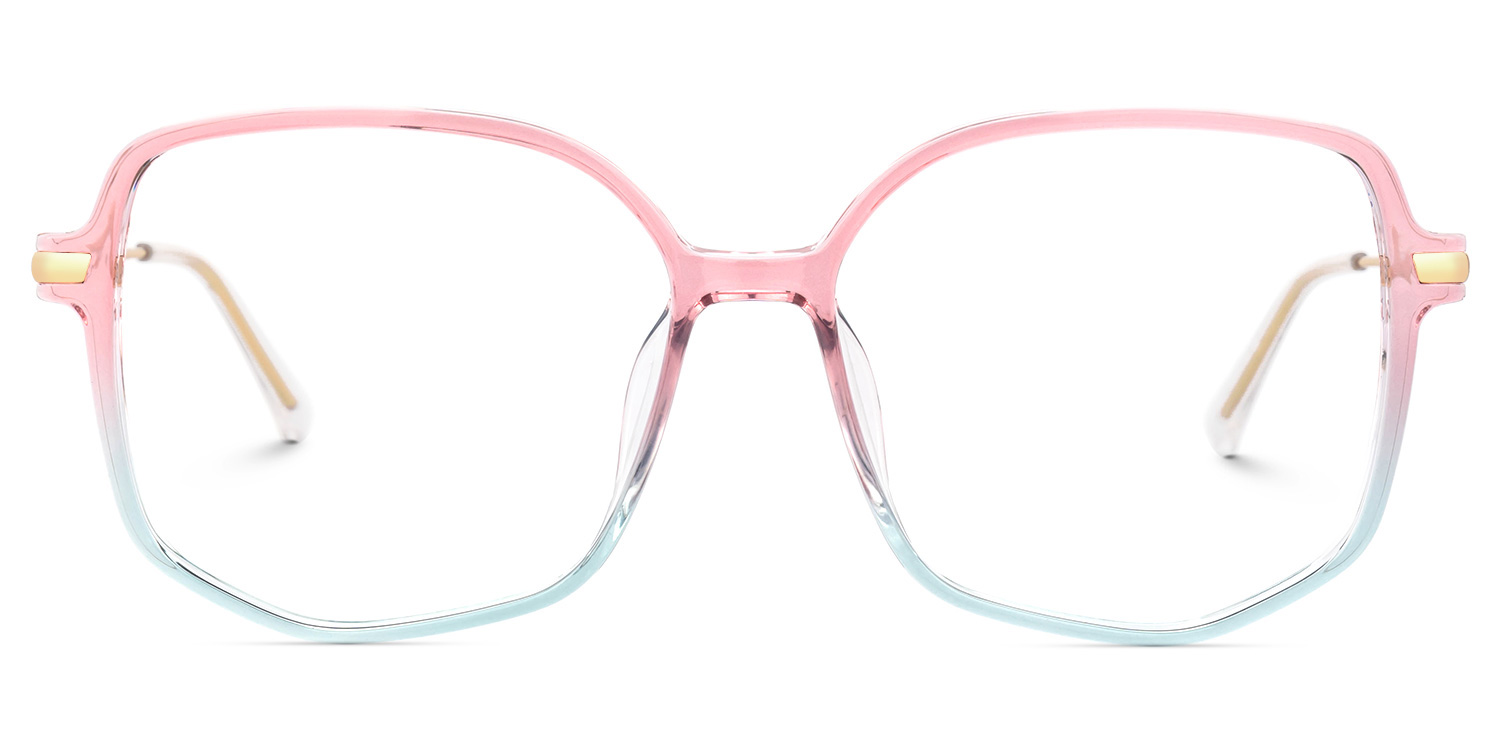 Payton Geometric Pink-Blue Glasses0