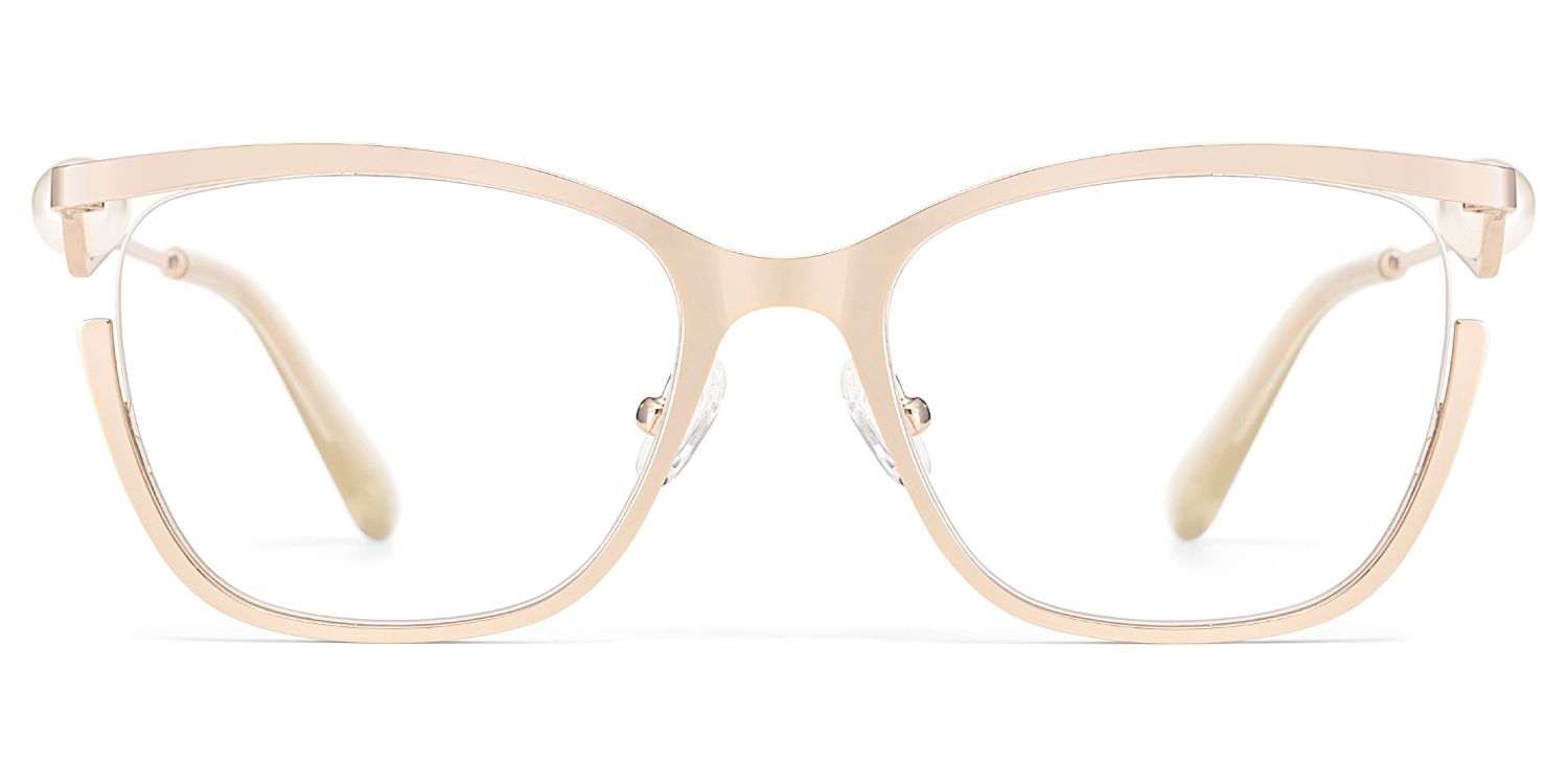 Aria Eyeglasses in Round Gold Frame | ZEELOOL Canada3