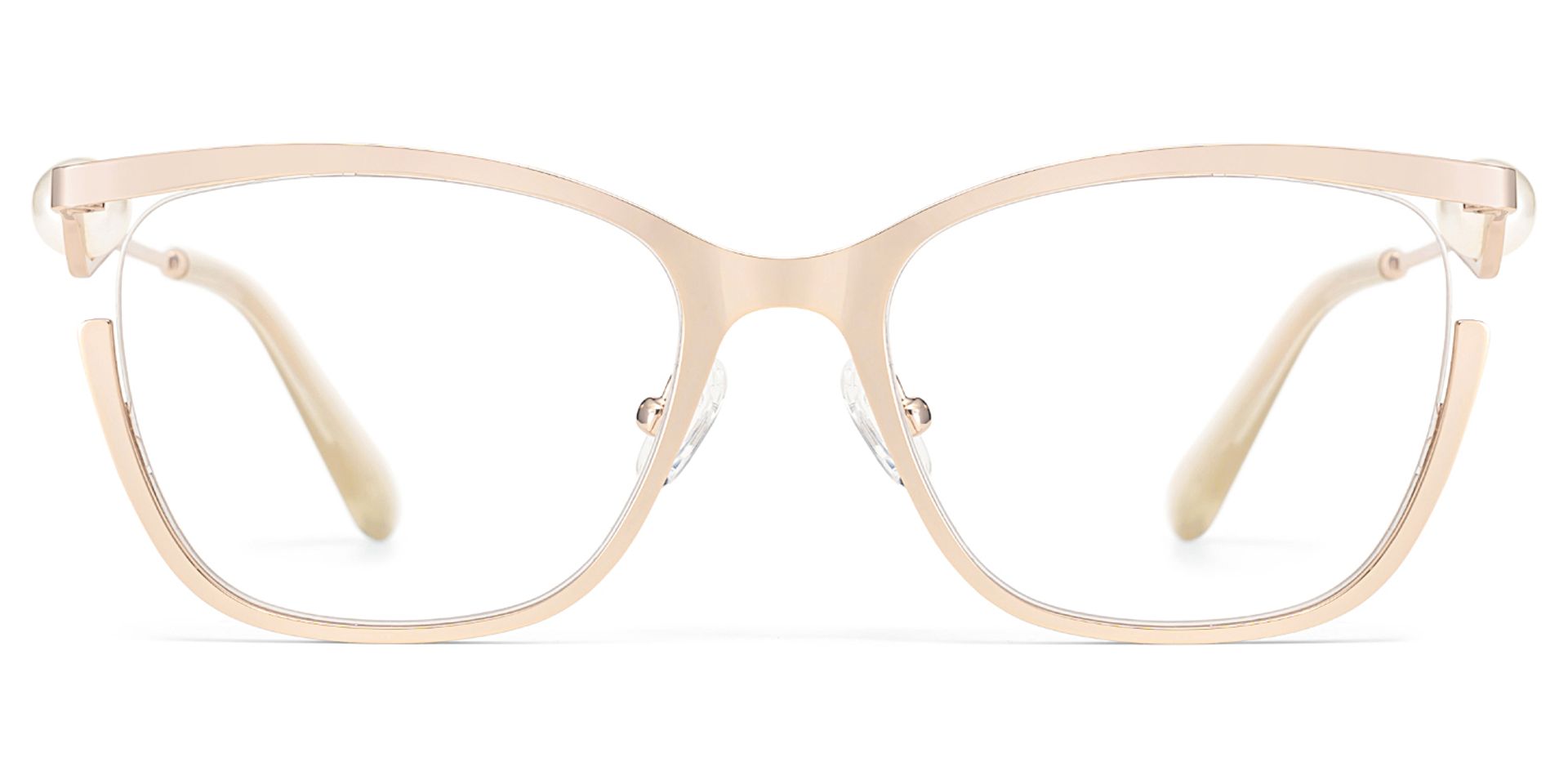 Aria Eyeglasses in Round Gold Frame | ZEELOOL Canada3