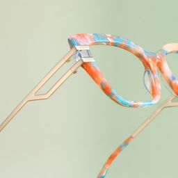 Kieran Floral Rectangle Glasses11