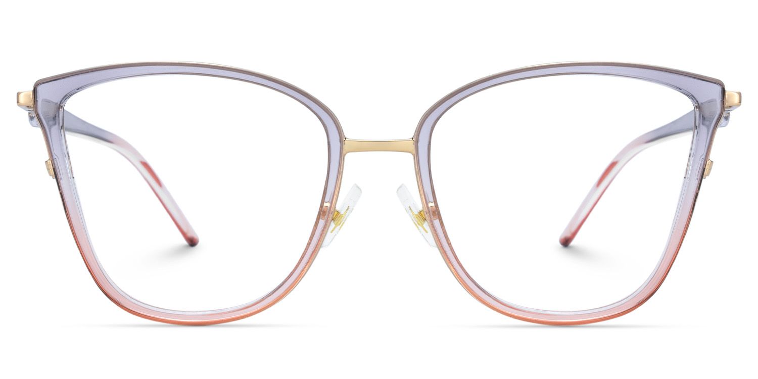Cateye Purple And Pink Glasses - Marisa deals at Zeelool1