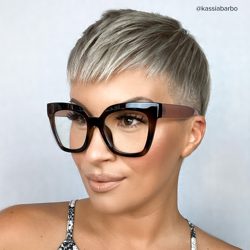 Malcolm Square Burnt Umber Frame Glasses | ZEELOOL Canada14