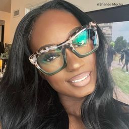 Benitez Square Two-Tone Glasses7