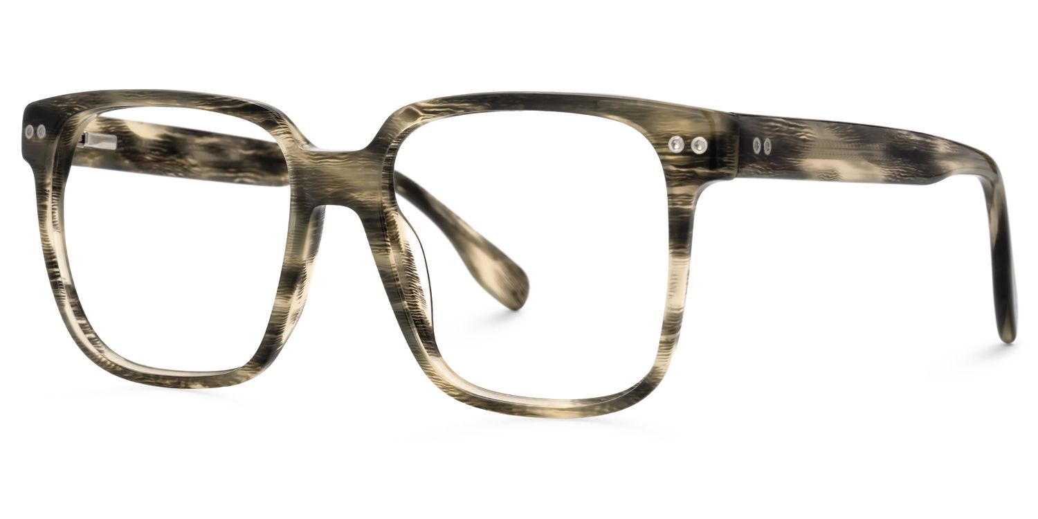 Vintage Square Eyeglasses Frames For Men3