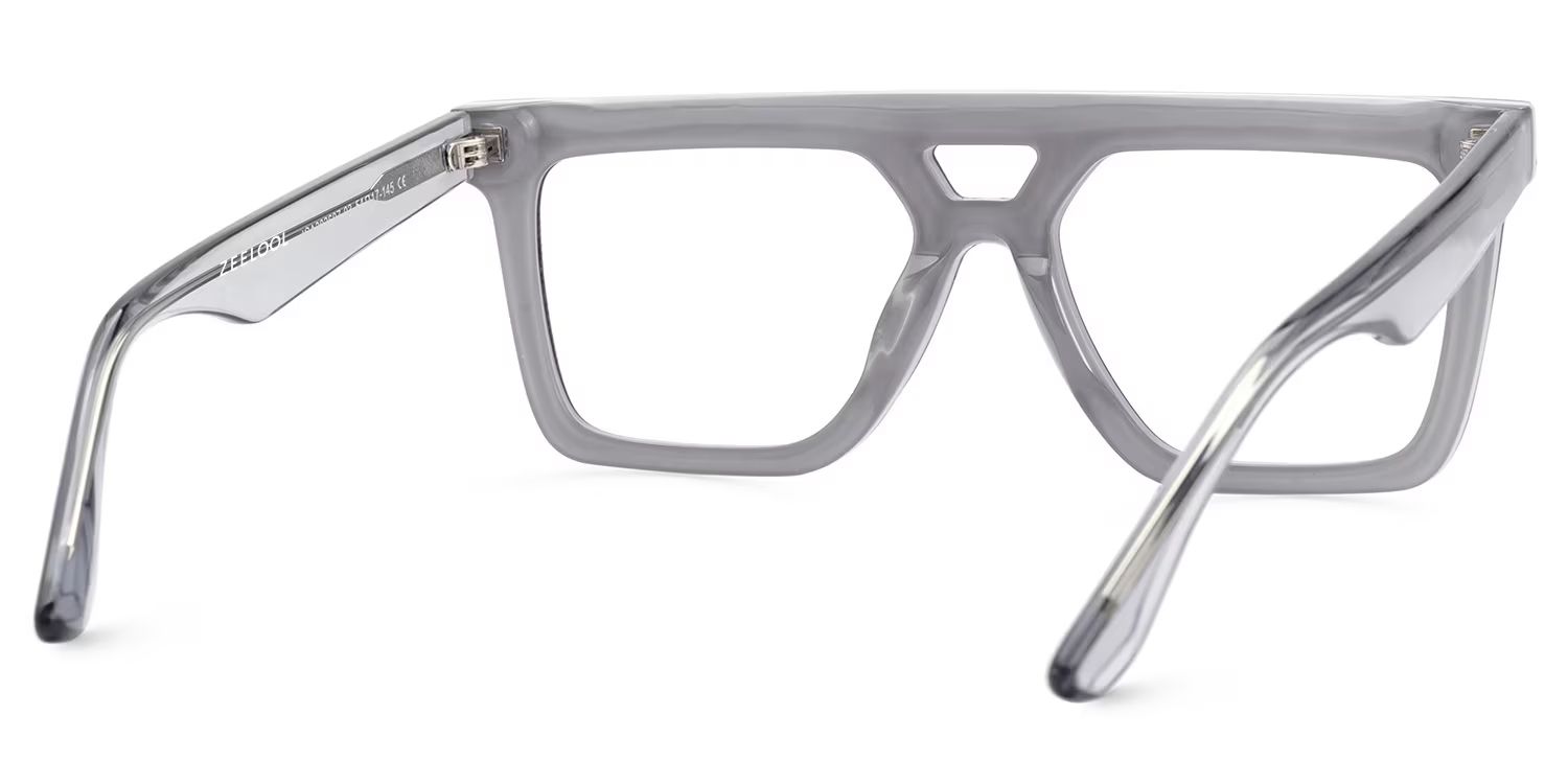 Rubin Blue Denim Eyeglasses | ZEELOOL Canada3