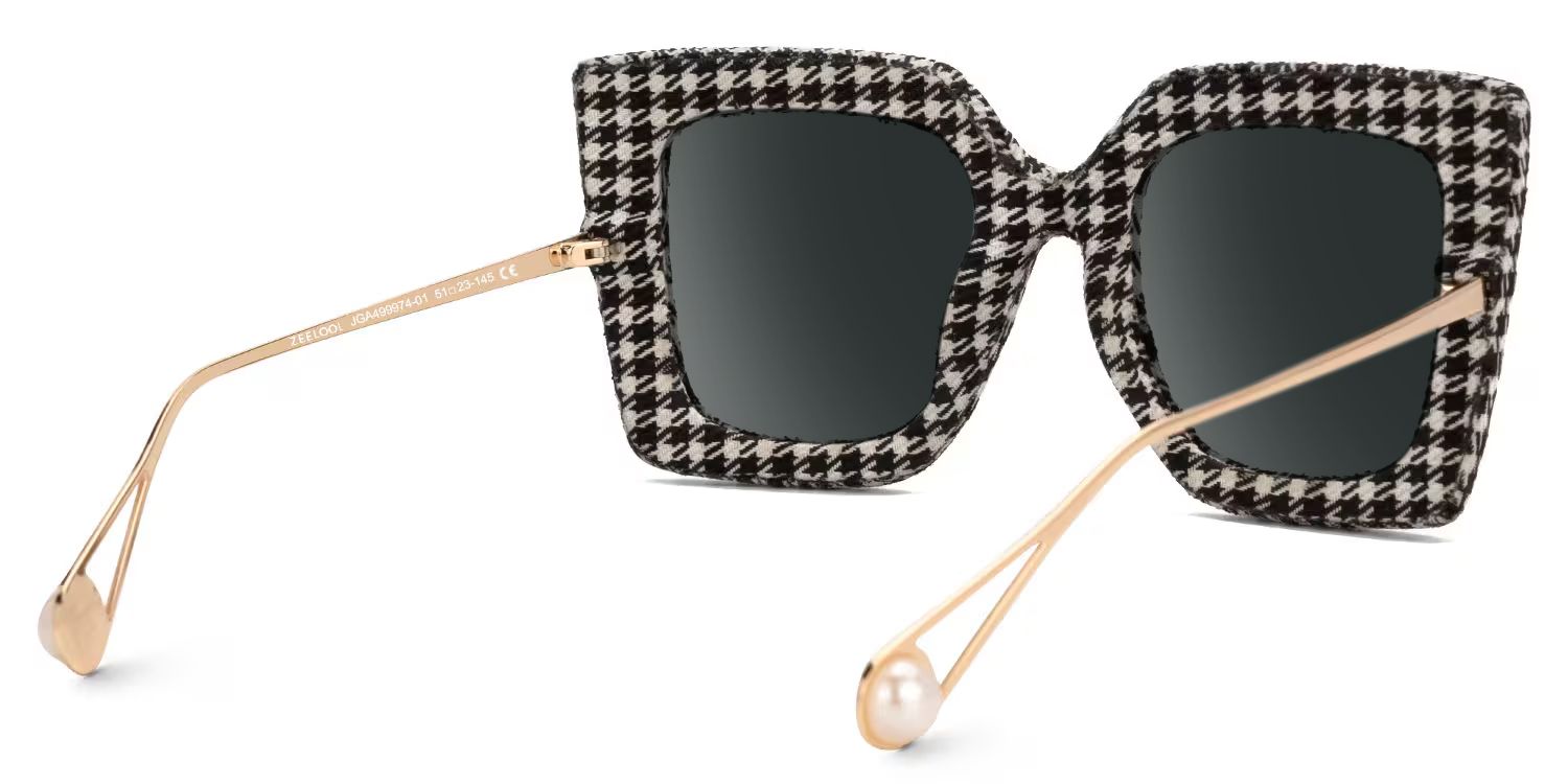 Latanya Two-Tone Frame Sunglasses with Square Style | ZEELOOL CA3