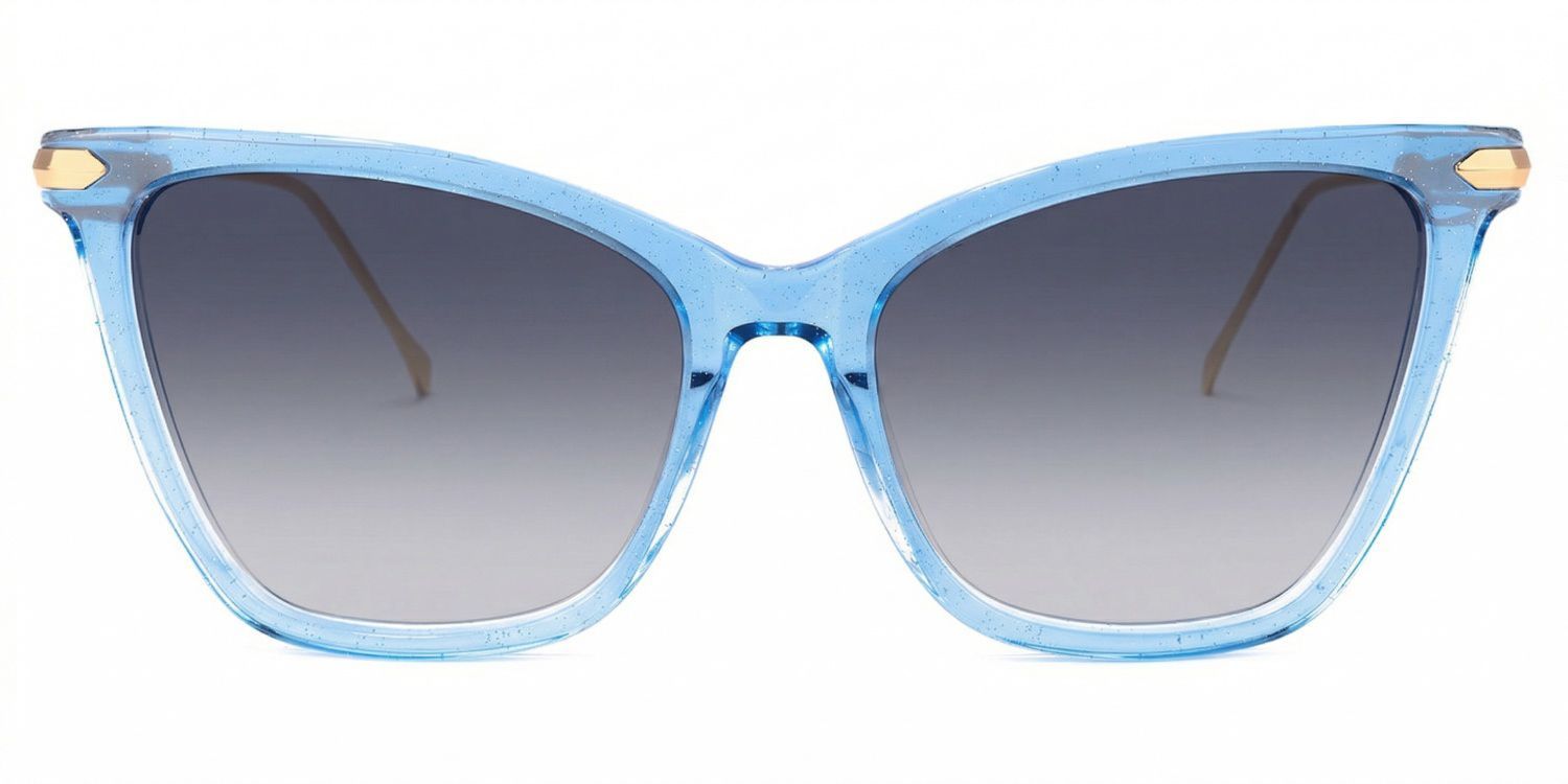 Hilary Butterfly Blue Glasses | Zeelool Glasses0
