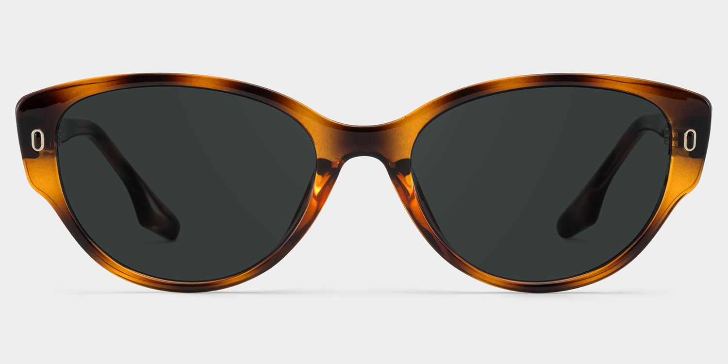 Livia Tortoise Frame Polarized Sunglasses with cat-eye Style Online | ZEELOOL Canada0