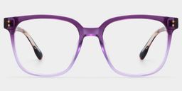 Donnalyn Purple Square Glasses1