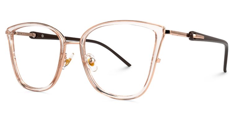 Marisa Beige Cat eye Glasses