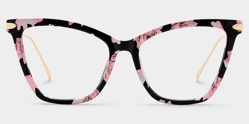 Hilary Pink-Floral Butterfly Glasses