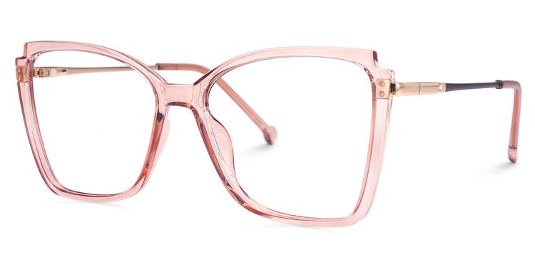 Kristen Cateye Pink Glasses