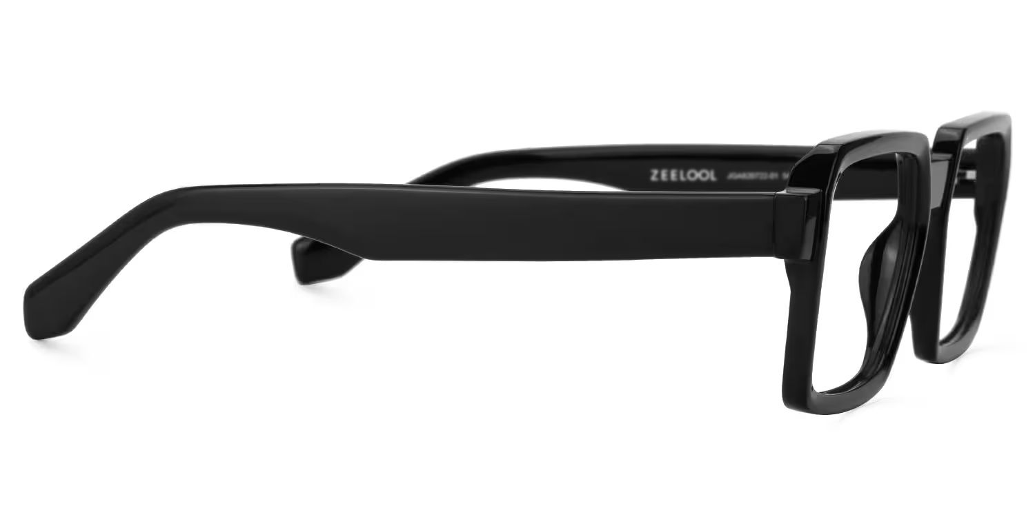 Rectangle Fabien Black Color Frame Glasses | ZEELOOL Canada2