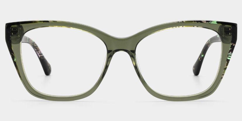 Maple Green Butterfly Glasses