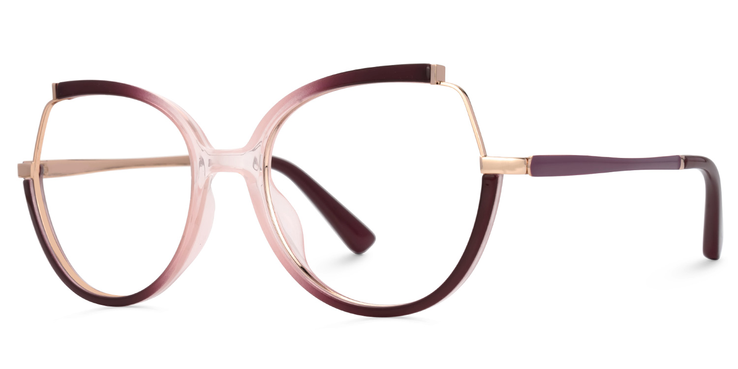 Zakaria Geometric Two-Tone Glasses1