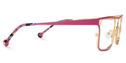 Nova Rectangle Rose Red Glasses2