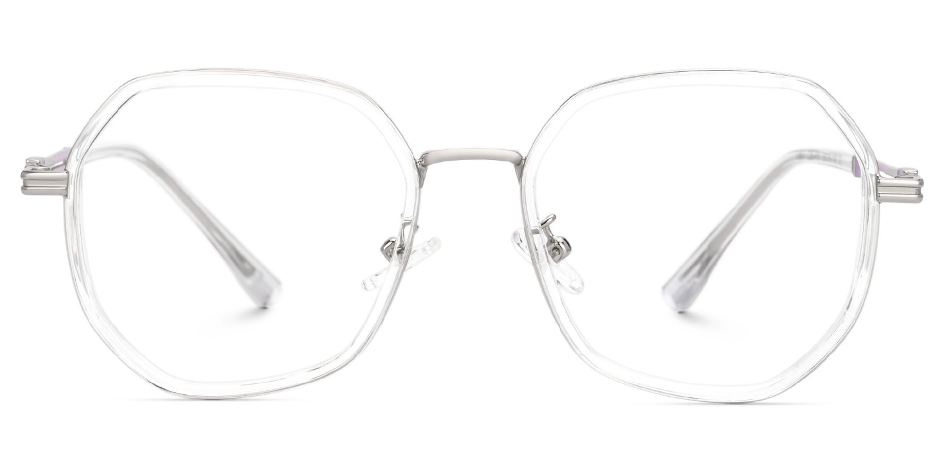 Frazier Clear Geometric Glasses | ZEELOOL Canada0