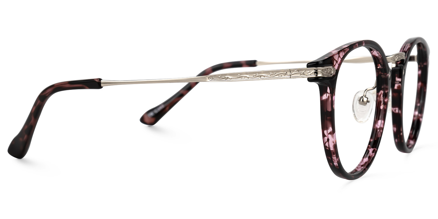 Round Boyd Purple Glasses deals -Zeelool Glasses2