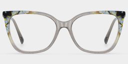 Jolie Gray Butterfly Glasses1