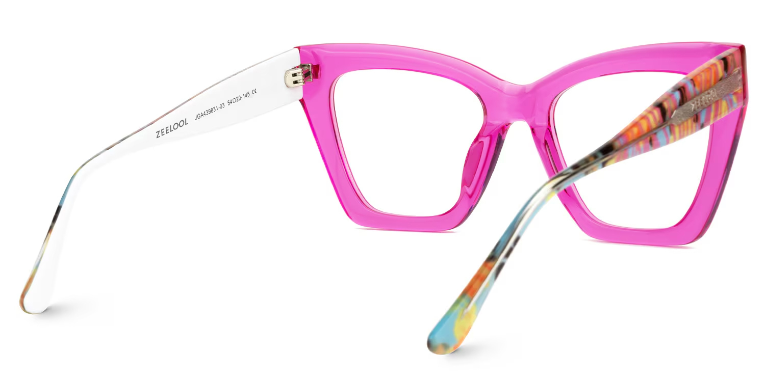 Mackey Butterfly Pink Glasses3