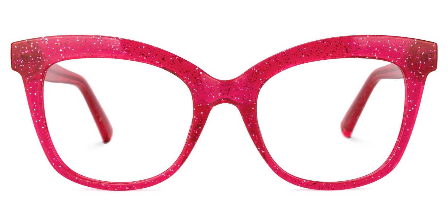 Santiago Cateye Bright-Pink Glasses0