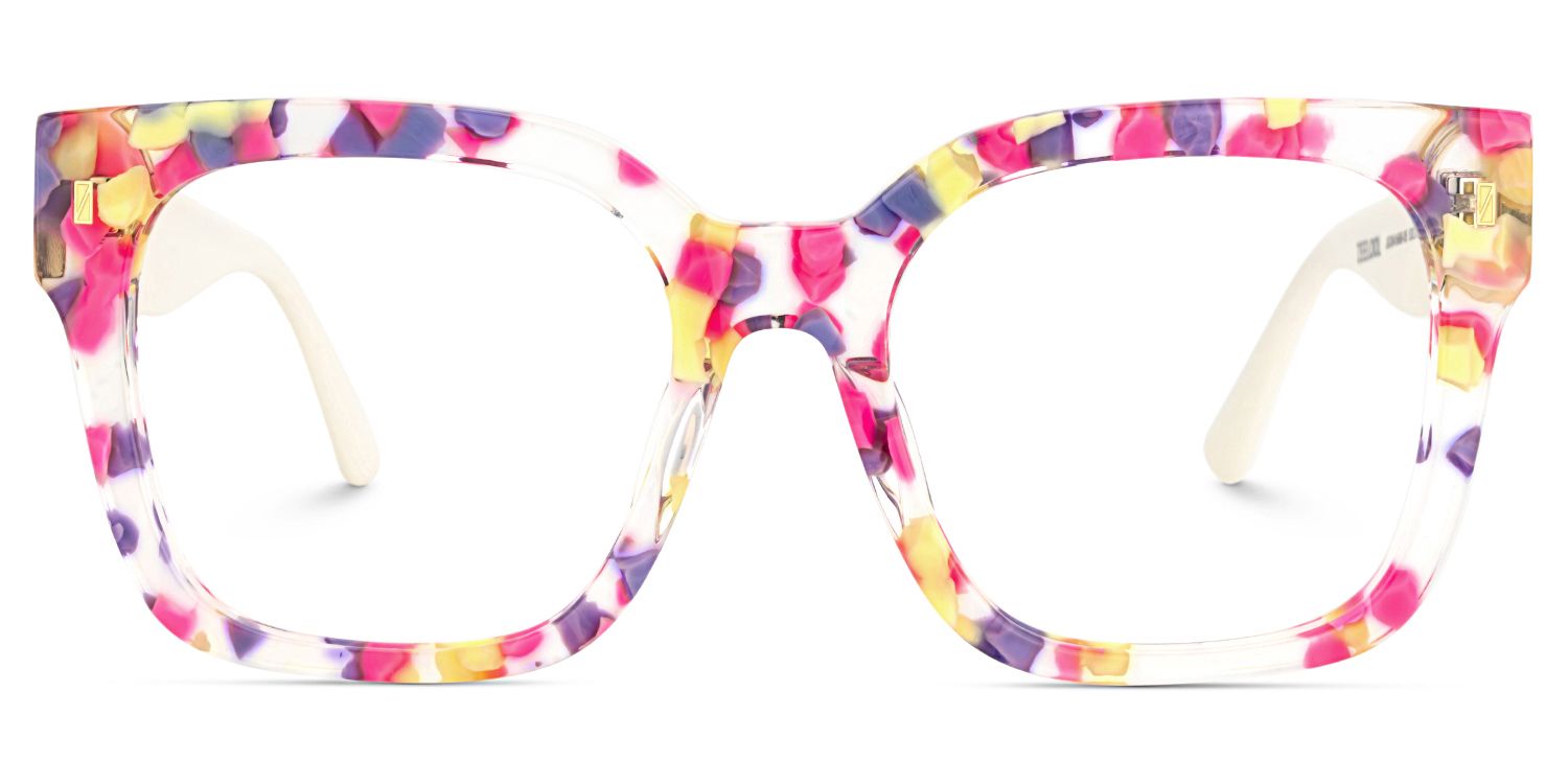Designer Scicluna Glasses in Full-frame With White Temples1