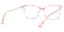 Eliot Rectangle Pink Glasses5