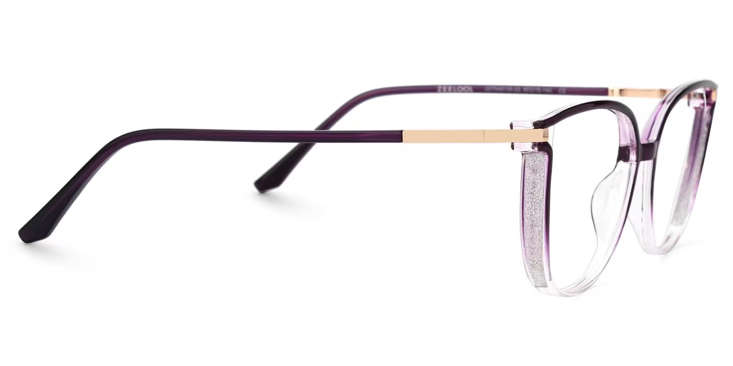 Rodz Square Purple Crystal Glasses2