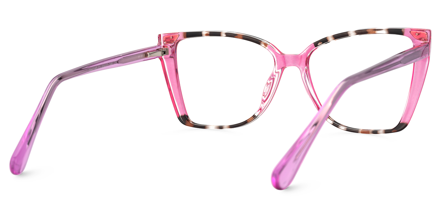 Shelia Butterfly Hot Pink Glasses4