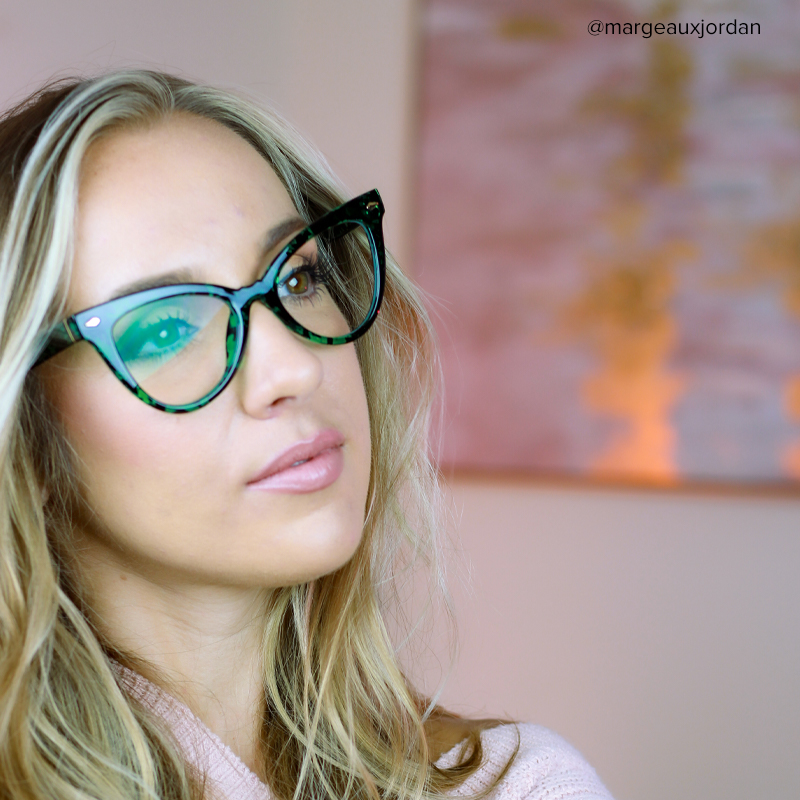 Colla Green-Floral Eyeglasses and Cat Eye Wide Frames5