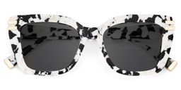 Cardozo Square Cow Print Glasses1