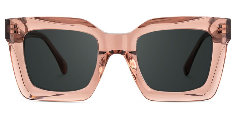 Lobo Square Beige Glasses