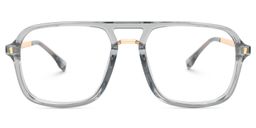 Kilworth Gray Aviator Glasses1