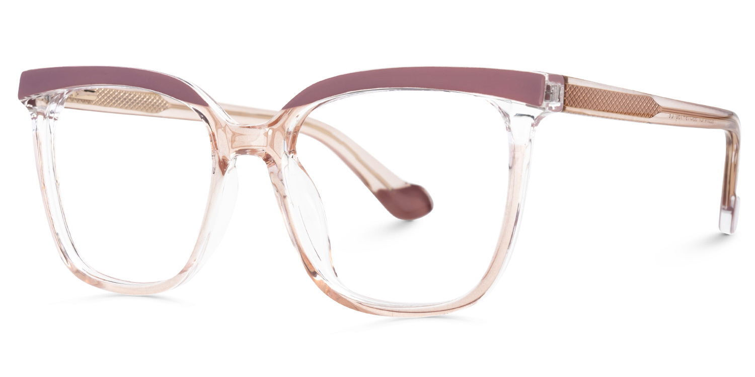 Square Tawana Purple Glasses deals -Zeelool Glasses1