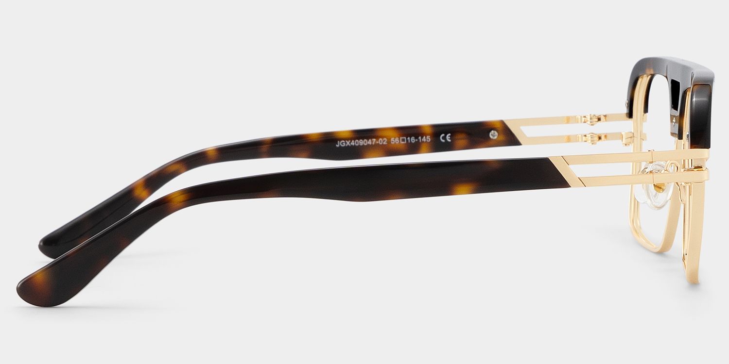 Griff Tortoise Aviator Eyeglasses for Men | ZEELOOL3