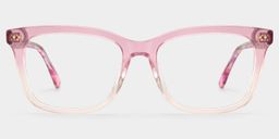 Layla Pink Square Glasses1
