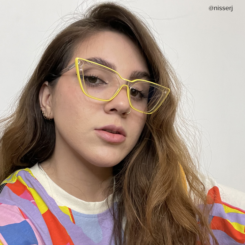 Yosef Cateye Yellow Glasses9