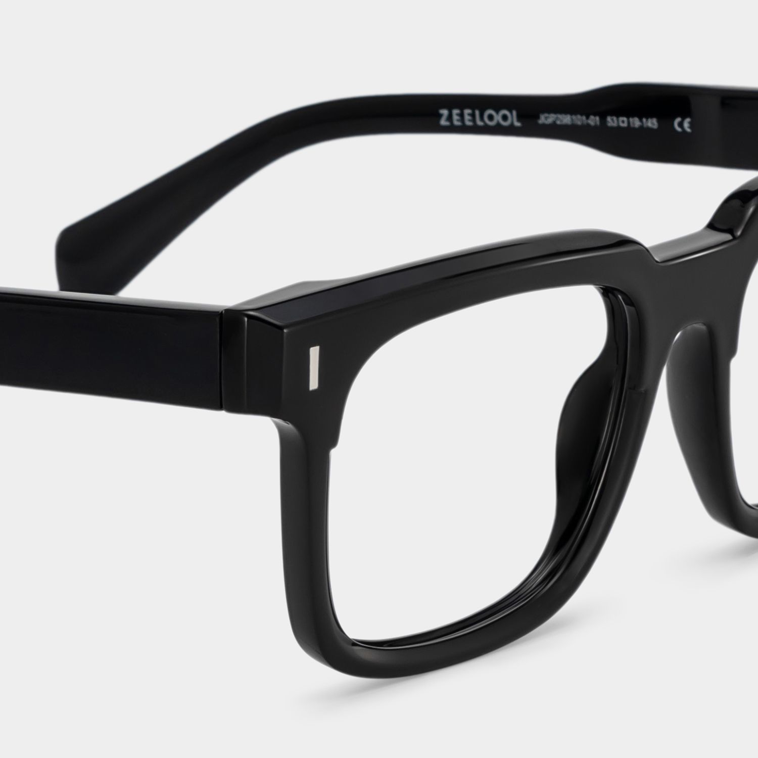Square Katia Gray Color Frame Glasses | ZEELOOL Canada4