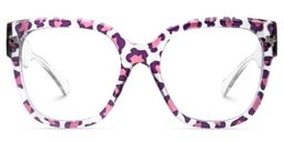 Reineke Purple Square Glasses1