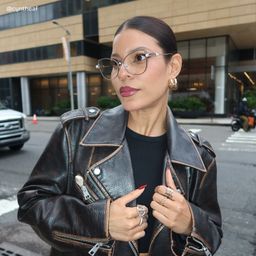 Gaga Silver Cat eye Glasses8