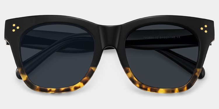 Tandy Tortoise Square Sunglasses