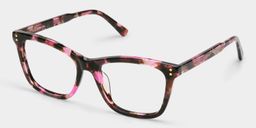 Tyler Pink Tortoise Square Glasses3