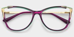 Yomary Cateye Purple Glasses1