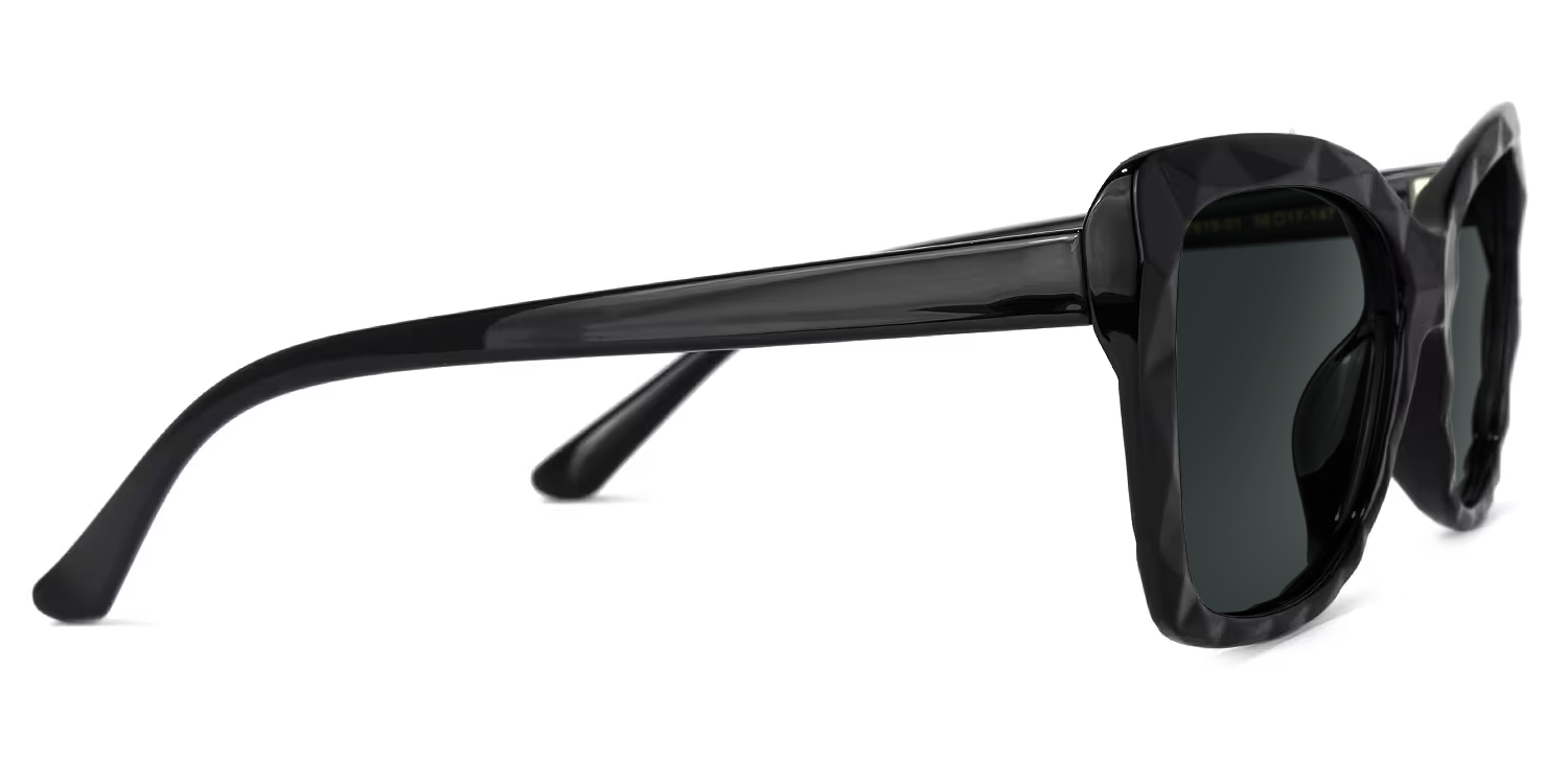 Wendell Cateye Black Glasses2