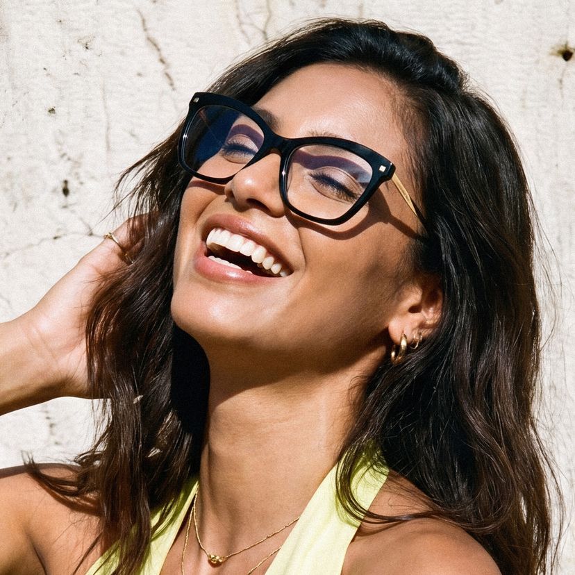 Isaebella Butterfly Black Glasses