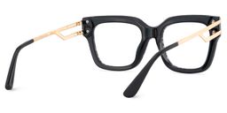 Lidia Square Gray Leopard Glasses5