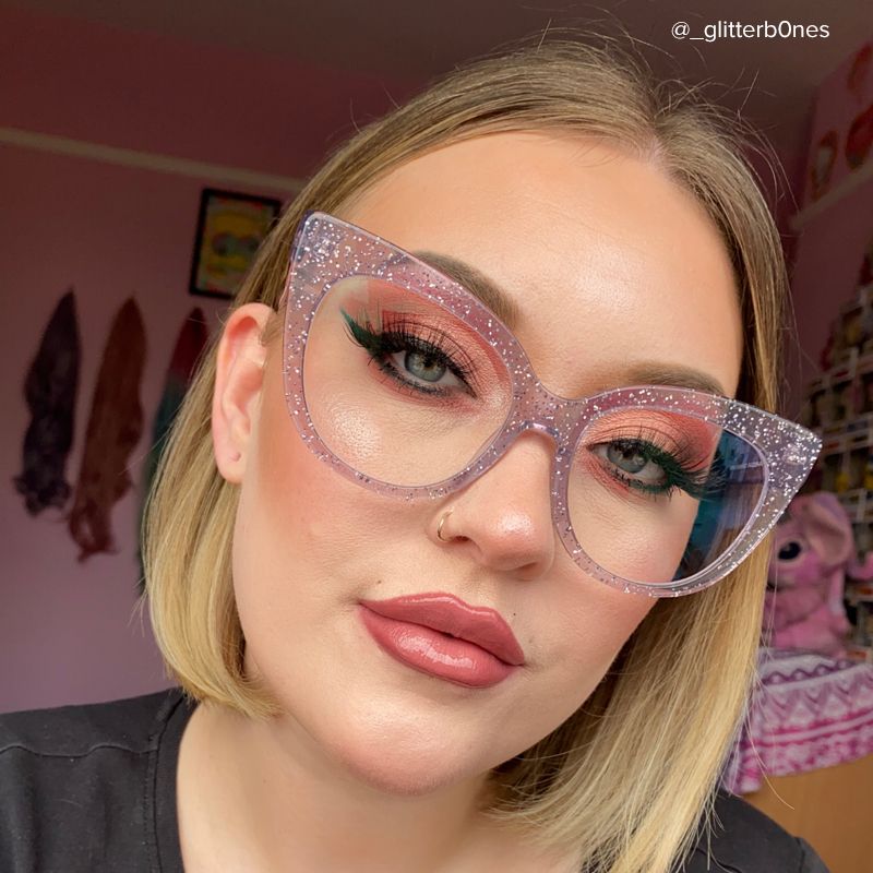 Trenton Cateye Gray Glasses | ZEELOOL Canada5