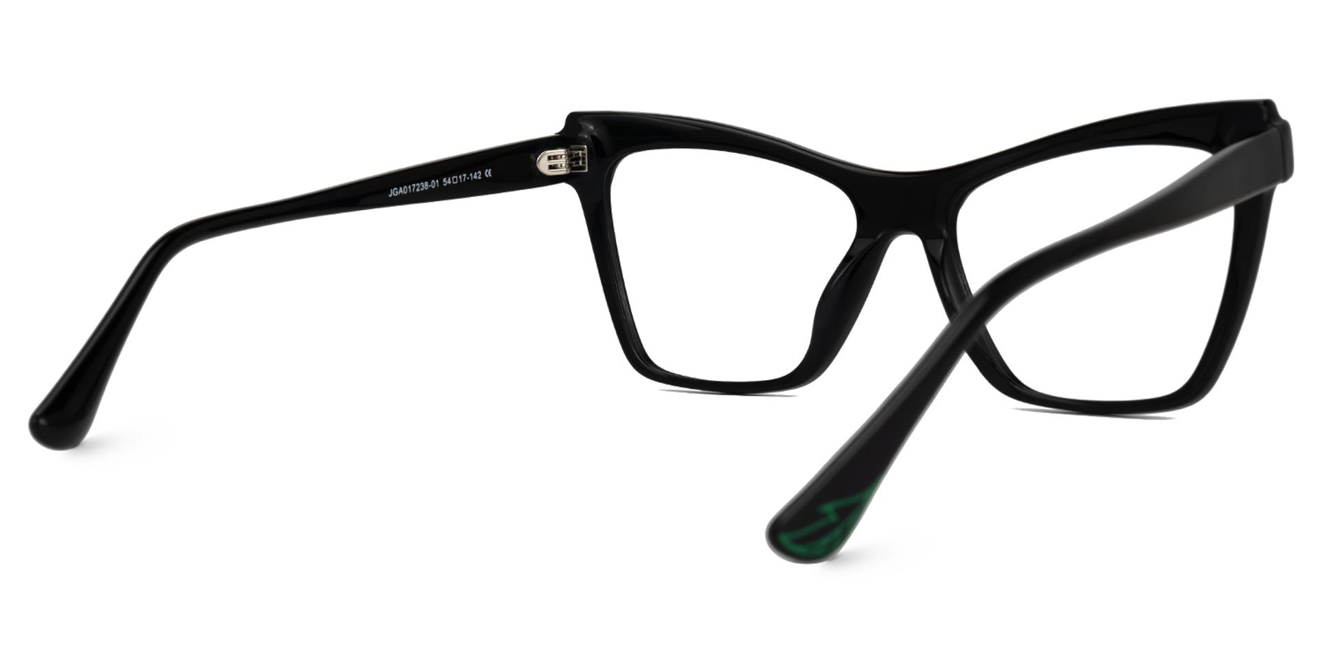 Bouck Cateye Black Glasses3