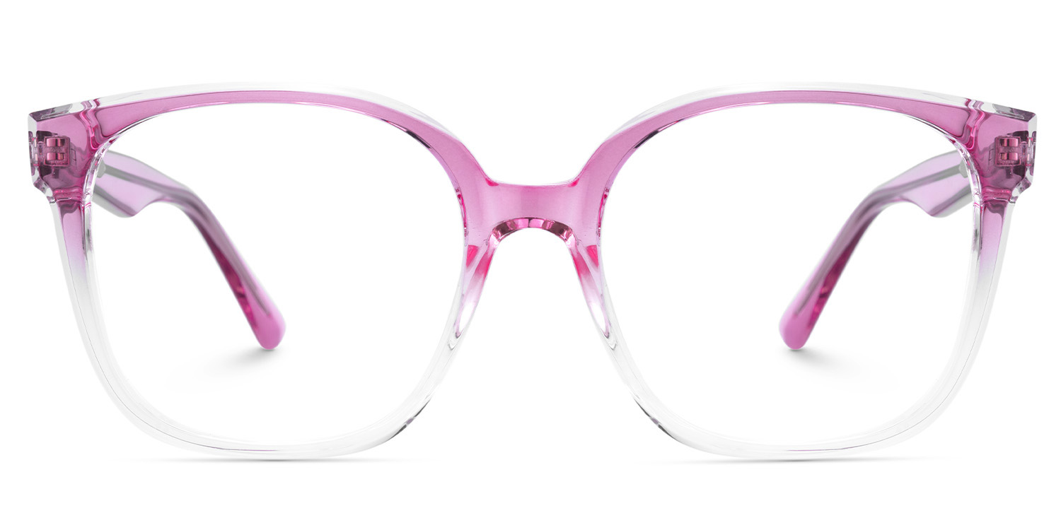 Siner Square Pink Glasses1