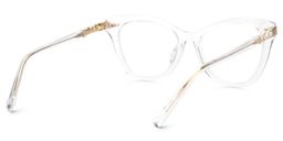 Cledus Cateye Clear Glasses3